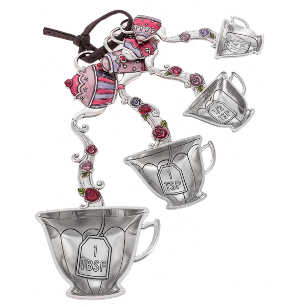 Tea Time Measuring Spoons-Set of 4