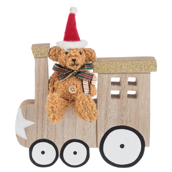 Teddy Bear Festive Figurine-Assorted, each sold separately