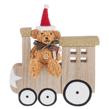 Teddy Bear Festive Figurine-Assorted, each sold separately