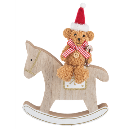 Teddy Bear Festive Figurine-Assorted, each sold separately
