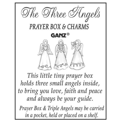 The Three Angels Prayer Box and Charms with Card