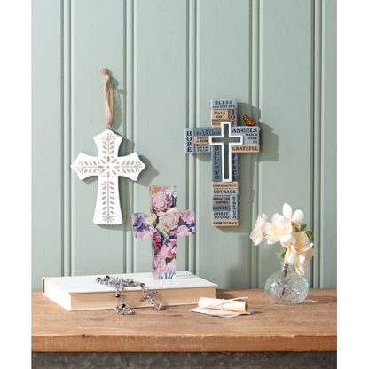 Timeless Cross Wall Ornament-Assorted Styles, each sold seperately
