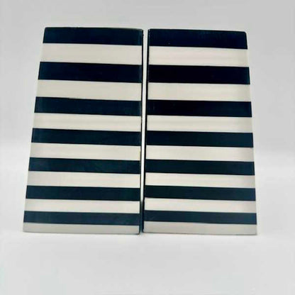 Towne Stripe Bookends-Pair
