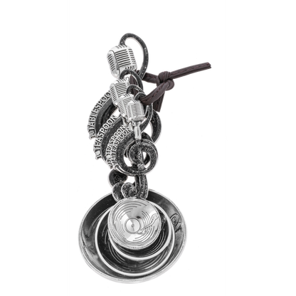 Treble Clef w/Mic Measuring Spoons-Set of 4