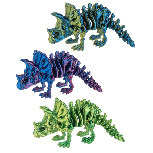 Shimmer Creature-Triceratops, Assorted Colors (each sold separately)