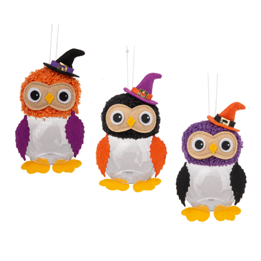 Halloween Owl Candy Container-Assorted, sold seperately