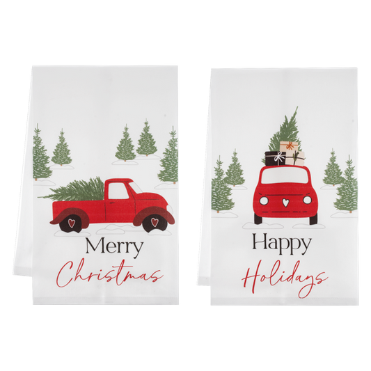 Christmas Truck & Car Tea Towels (sold seperately)