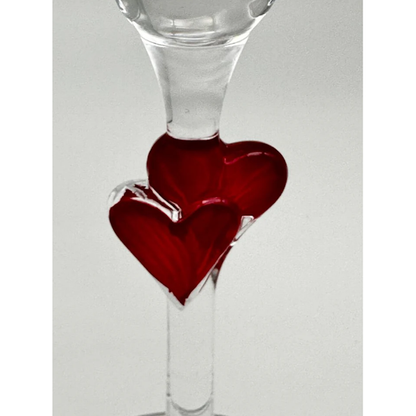 Two Hearts Champagne Glasses-Set of 2