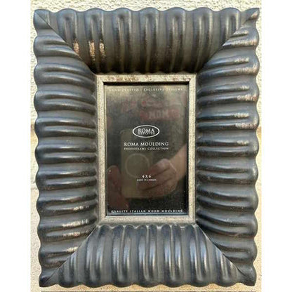 Venetian Black with Silver Undertones-Custom Italian Photo Frame