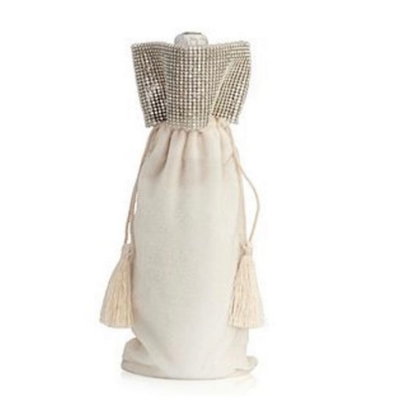 Velvet Bling Wine Bottle Bag