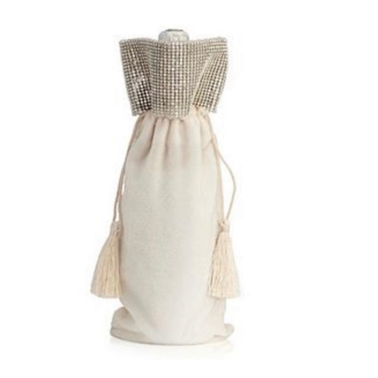 Velvet Bling Wine Bottle Bag