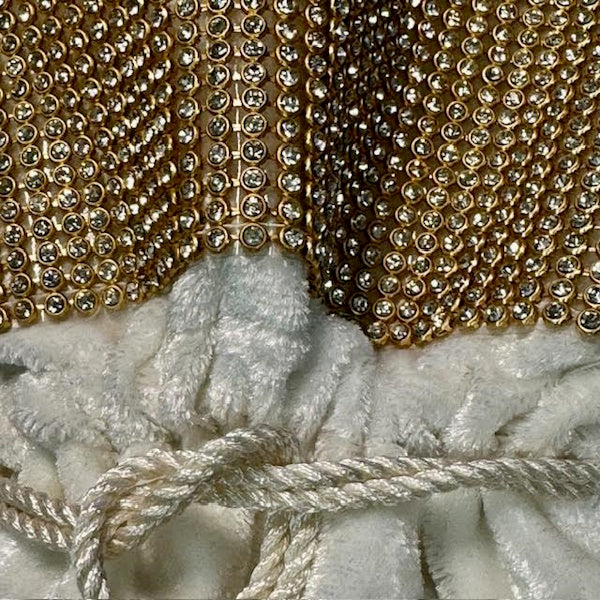 Velvet Bling Wine Bottle Bag