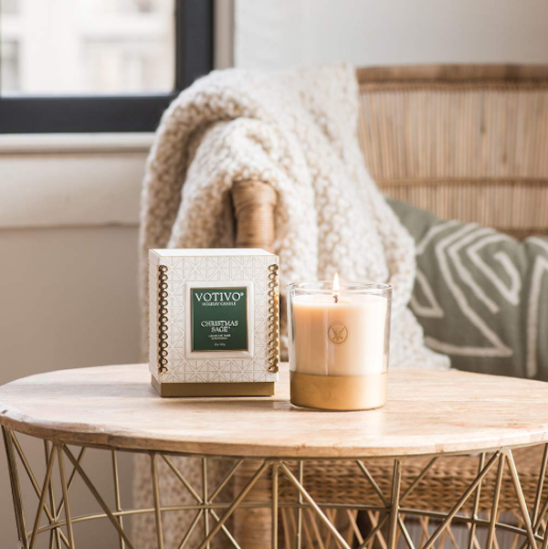 Votivo Christmas Sage 10 oz. Holiday Candle