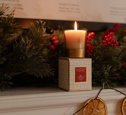 Votivo Red Currant 2.1 oz Holiday Candle