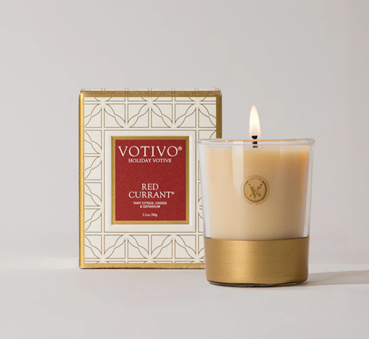 Votivo Red Currant 2.1 oz Holiday Candle