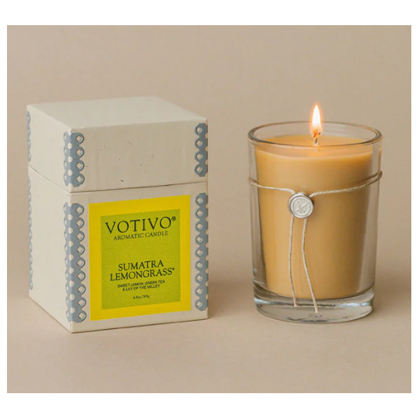 Votivo Sumatra Lemongrass Soy Blend Candle