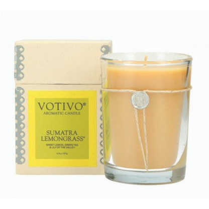 Votivo Sumatra Lemongrass Soy Blend Candle