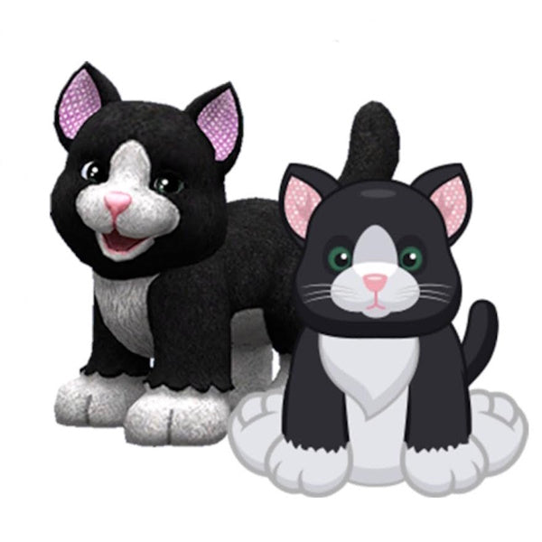 Webkinz Next, Black & White Cat