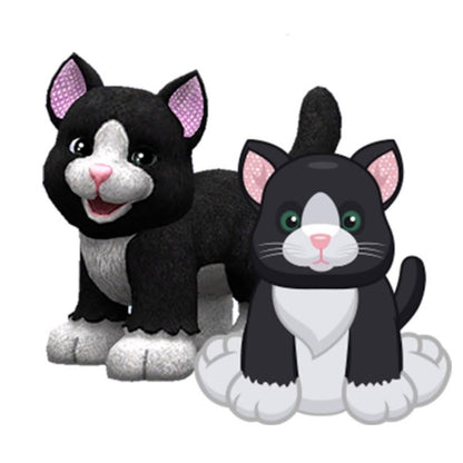 Webkinz Next, Black & White Cat