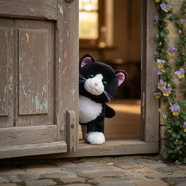 Webkinz Next, Black & White Cat