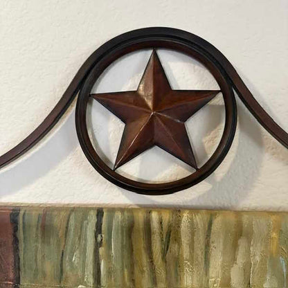Vintage Western Cowboy Canvas Wall Scroll | Always Unique (2007)