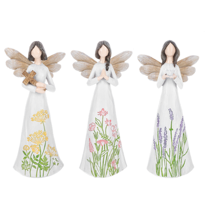 Wildflower Angel Figurine-Assorted, each sold separately