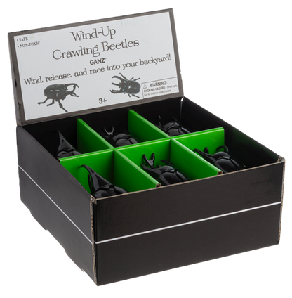 Wind-Up Crawling Beetles-Assorted, each sold separately
