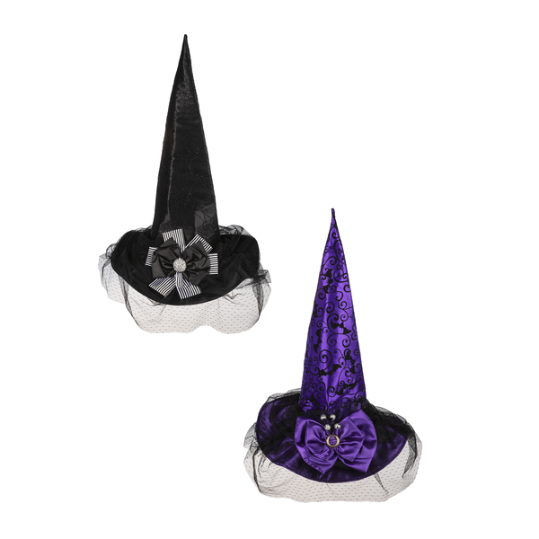 Fancy Witch Hat-Purple