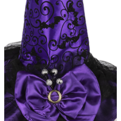 Fancy Witch Hat-Purple