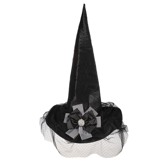 Fancy Witch Hat-Black