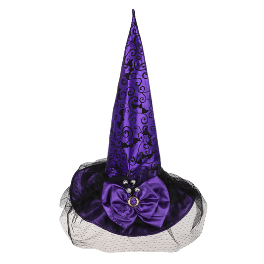 Fancy Witch Hat-Purple