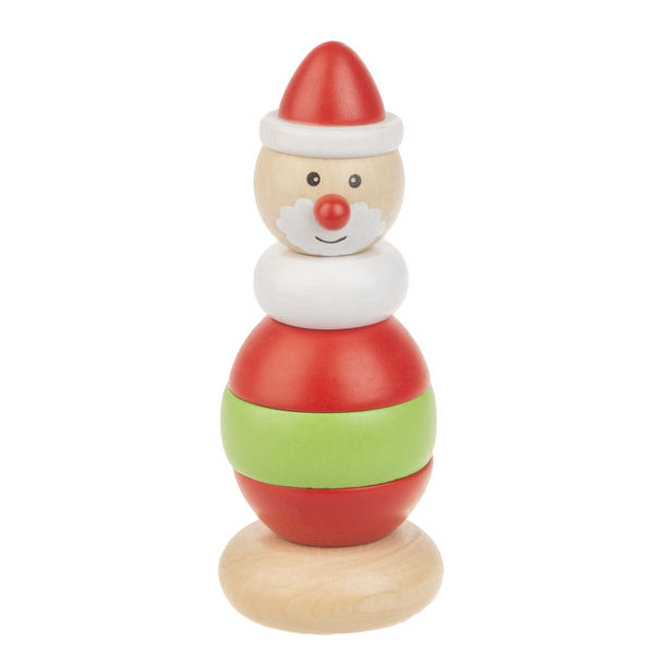 Wood Holiday Toy Stacker, Baby Toy