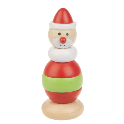 Wood Holiday Toy Stacker, Baby Toy