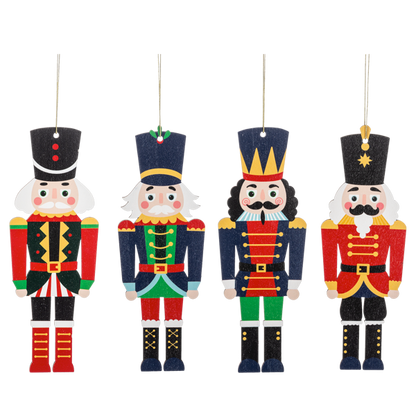 Wooden Nutcracker Ornament-Assorted, each sold separately