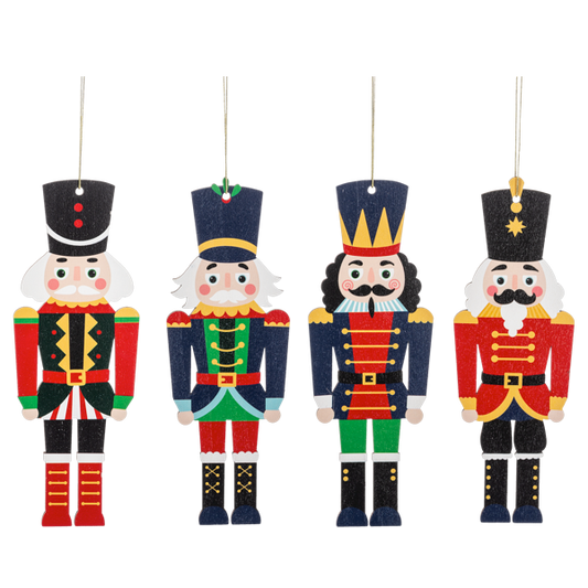 Wooden Nutcracker Ornament-Assorted, each sold separately