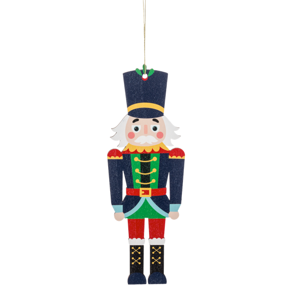 Wooden Nutcracker Ornament-Assorted, each sold separately
