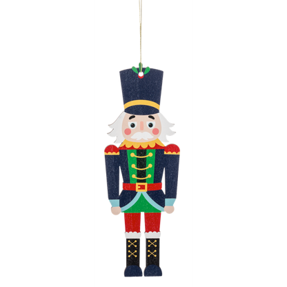 Wooden Nutcracker Ornament-Assorted, each sold separately