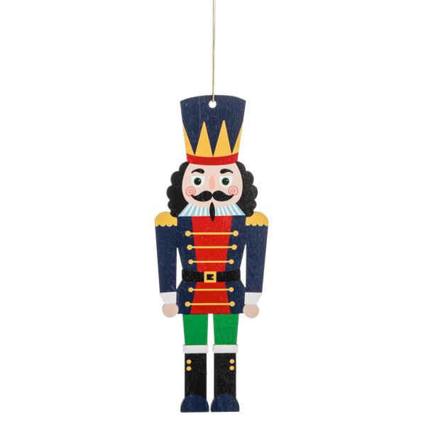 Wooden Nutcracker Ornament-Assorted, each sold separately