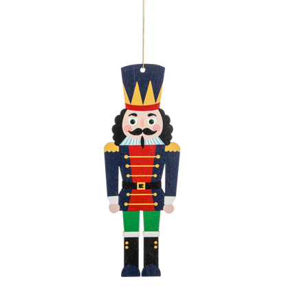 Wooden Nutcracker Ornament-Assorted, each sold separately