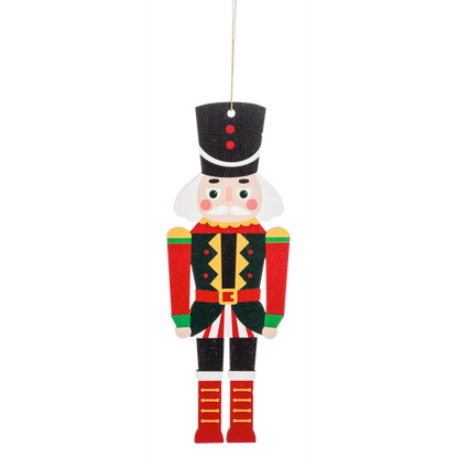 Wooden Nutcracker Ornament-Assorted, each sold separately