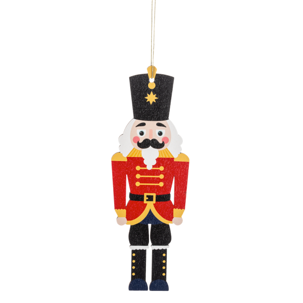 Wooden Nutcracker Ornament-Assorted, each sold separately