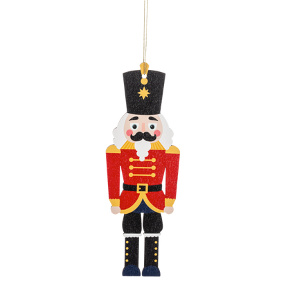 Wooden Nutcracker Ornament-Assorted, each sold separately
