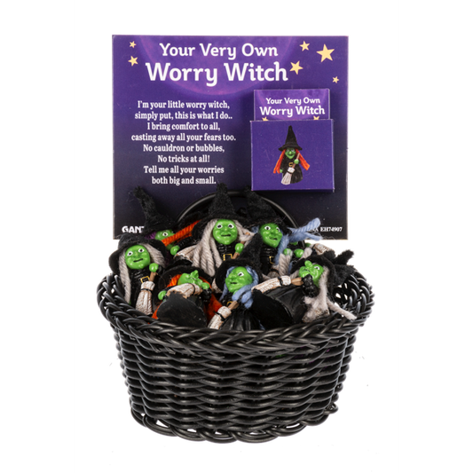 Worry Witch Charm-Assorted, sold seperately