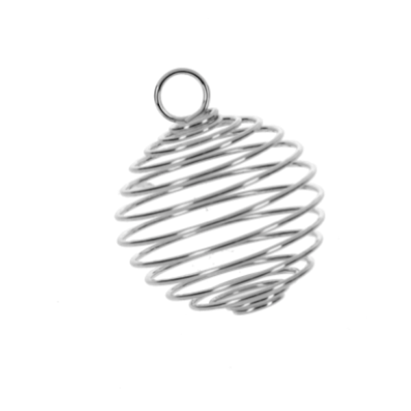 The Cage Charm-Silver or Gold, sold seperately