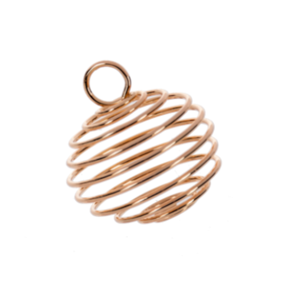 The Cage Charm-Silver or Gold, sold seperately