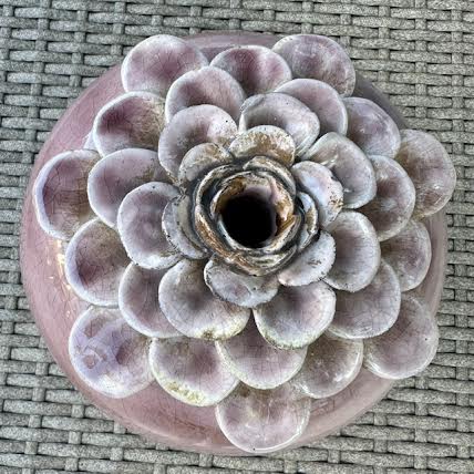 Ciinter II Gloss Blush Ceramic Vase