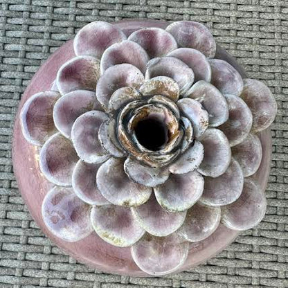 Ciinter II Gloss Blush Ceramic Vase