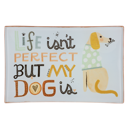 Dog Message Trinket Dish-Assorted, each sold separately