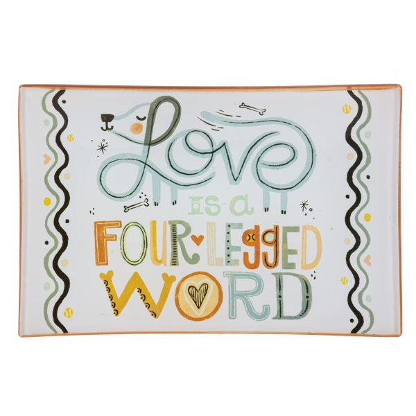 Dog Message Trinket Dish-Assorted, each sold separately