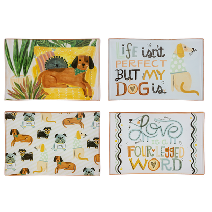 Dog Message Trinket Dish-Assorted, each sold separately